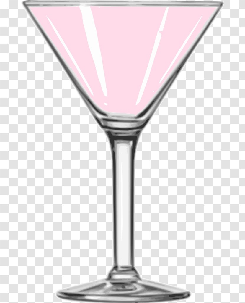 Martini Cocktail Glass Margarita Cosmopolitan - Stemware Transparent PNG