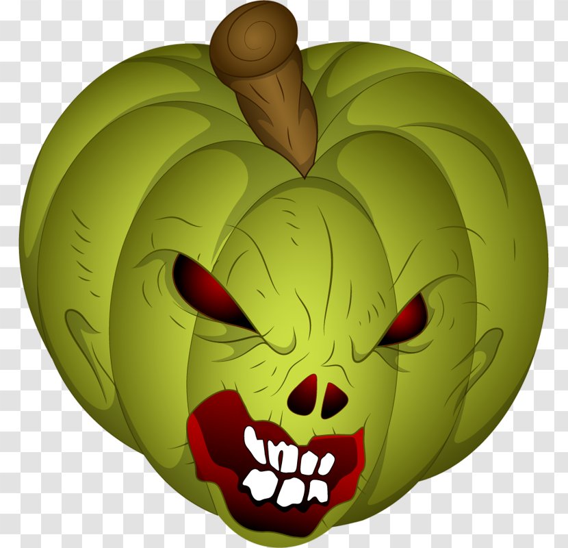 Pumpkin Jack-o-lantern Halloween Carving Clip Art - Head Transparent PNG