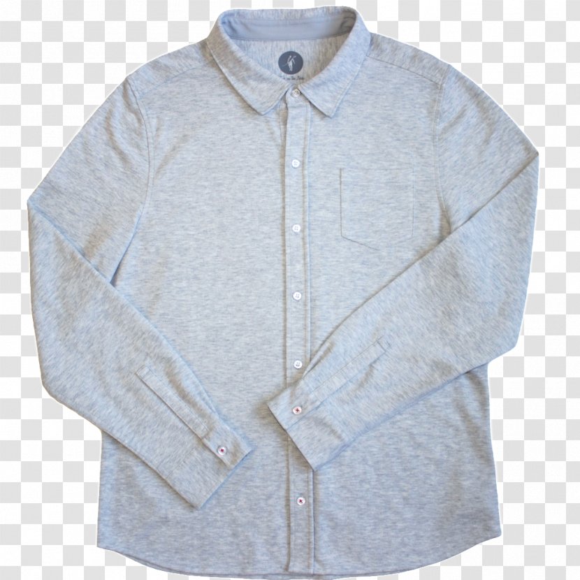 Shirt Sleeve Knitting Jacket Collar - Linen Transparent PNG