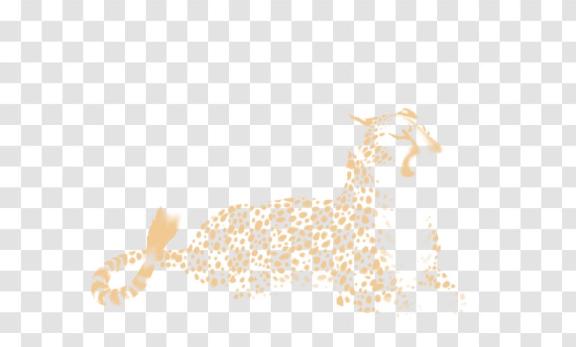 Giraffe Felidae Cheetah Leopard Lion - Heavy Cream Transparent PNG