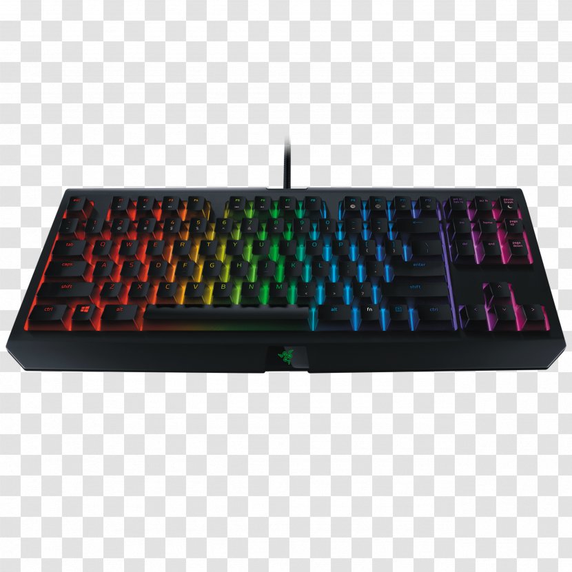 Razer BlackWidow Chroma V2 Computer Keyboard Tournament Edition Electrical Switches - Multimedia - Black Widow Bite Transparent PNG