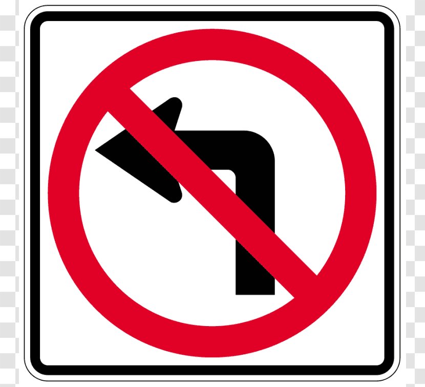 Traffic Sign Turn On Red Regulatory U-turn - Manual Uniform Control Devices - Turning Cliparts Transparent PNG