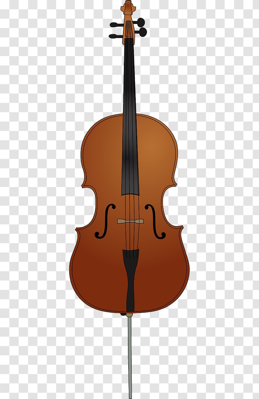 Cello Double Bass Violin Clip Art - Silhouette Transparent PNG