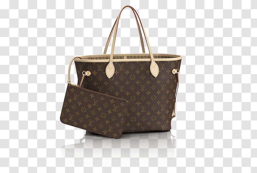 Louis Vuitton Neverfull Handbag Tote Bag - Leather Transparent PNG