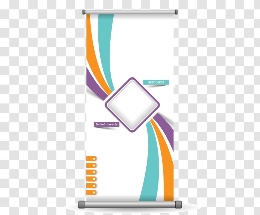 Display Stand Advertising Web Banner - Area - Vector Creative Roll Up Rack Transparent PNG