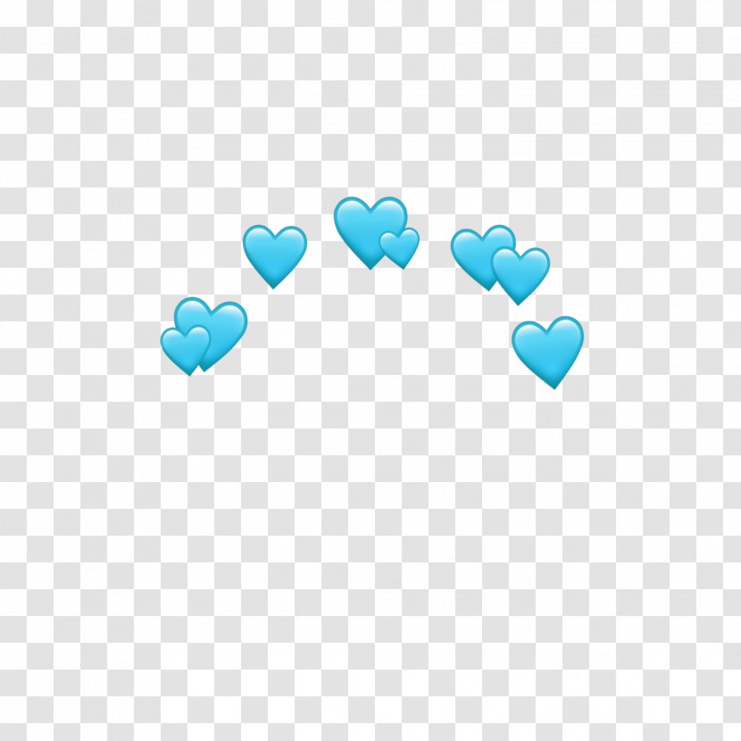 Heart Emoji Background - Key - Cloud Teal Transparent PNG