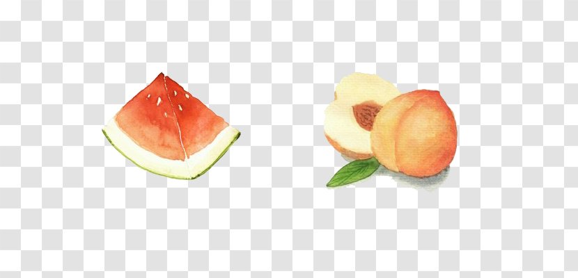 Watermelon Peach Peel Auglis - And Transparent PNG