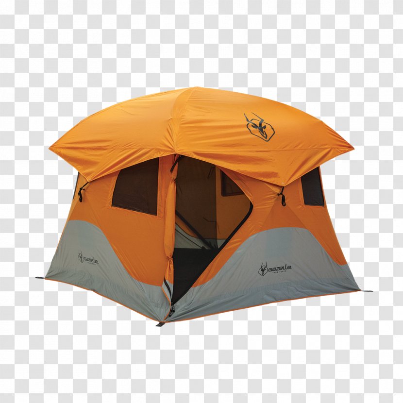 Gazelle Tent Camping Outdoor Recreation Fly - Orange Transparent PNG