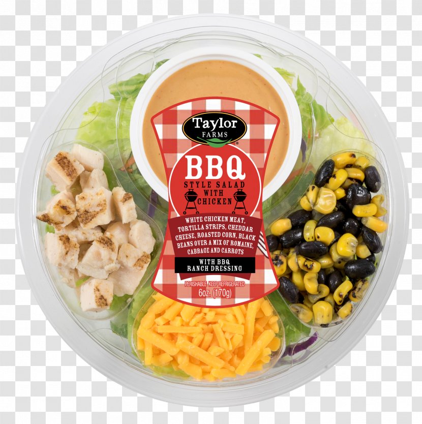 Vegetarian Cuisine Pasta Salad Caesar Cobb Barbecue - Junk Food Transparent PNG