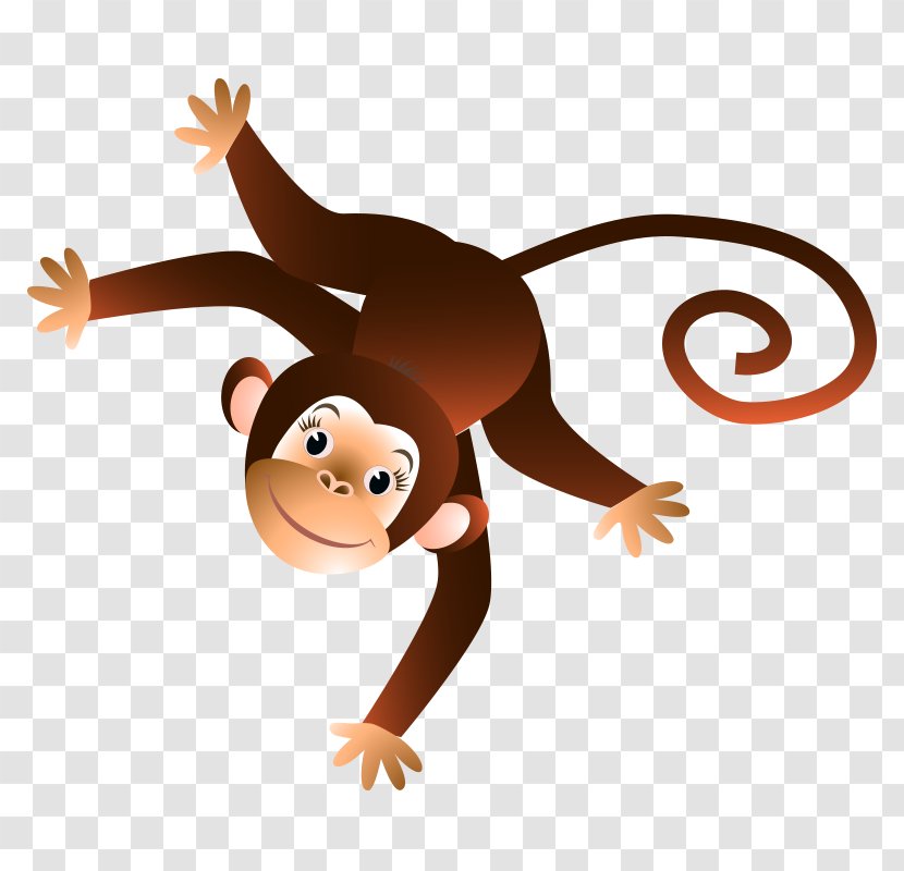 Pan Vector Graphics Monkey Clip Art Illustration - Affe Cartoon Transparent PNG