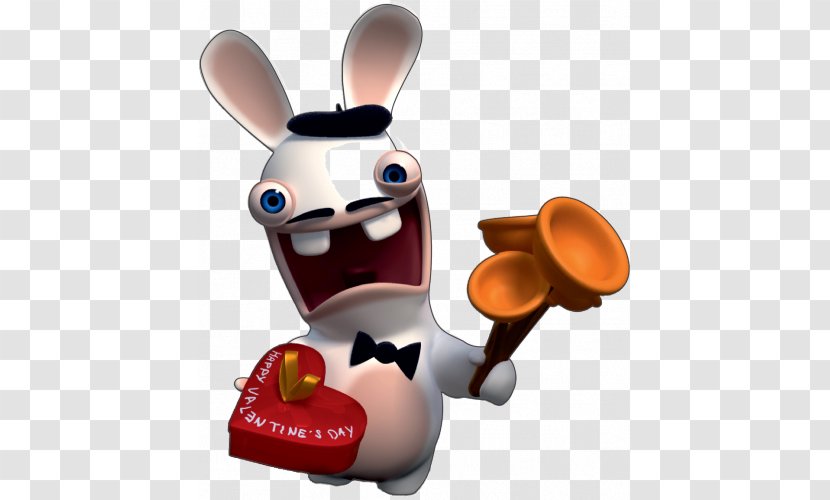 Rayman Raving Rabbids: TV Party Rabbit Mario + Rabbids Kingdom Battle Go Home - Rabits And Hares Transparent PNG