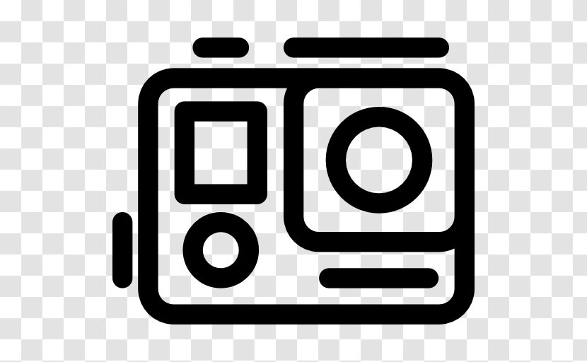Black And White Rectangle Symbol - Area - Cinematography Transparent PNG