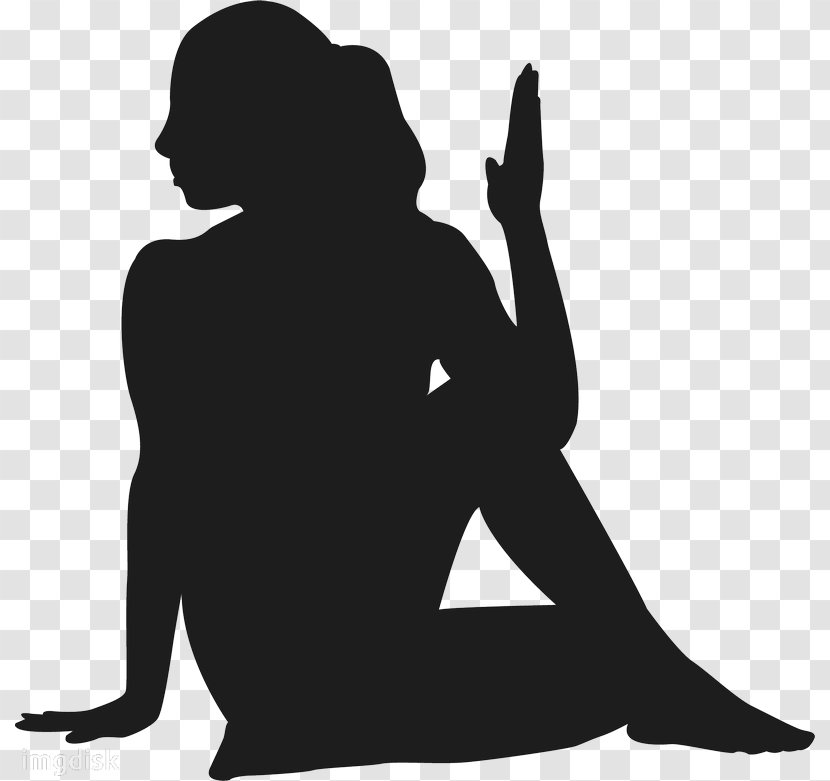 Silhouette Drawing - Standing Transparent PNG