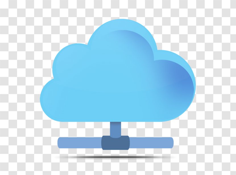 Cloud Computing Storage Web Hosting Service - Blue Transparent PNG