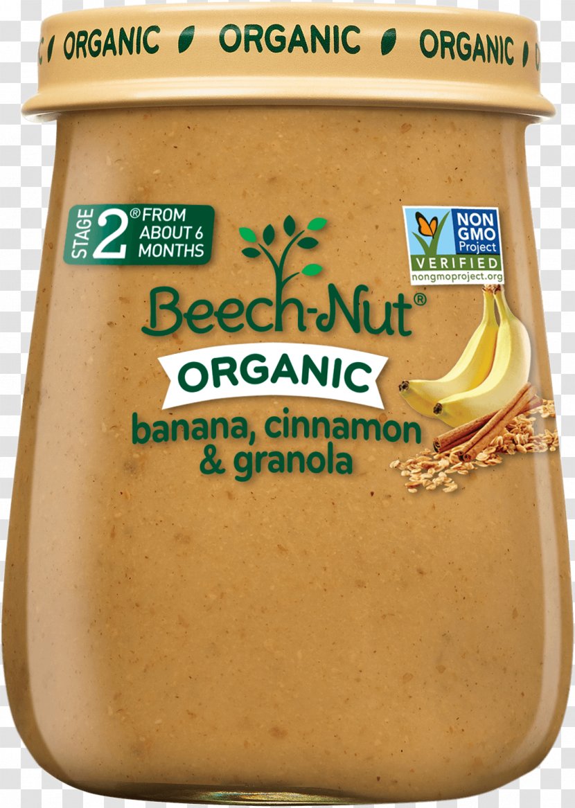 Organic Food Baby Banana Condiment - Heart - Beech Nut Transparent PNG