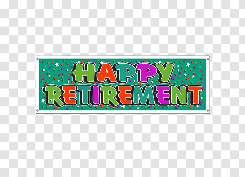 Rectangle Retirement Banner Font - Area Transparent PNG