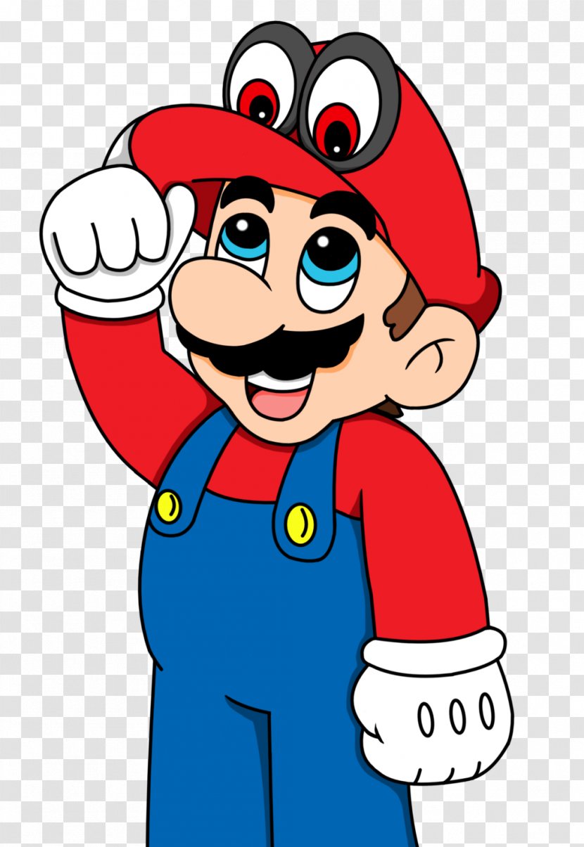 Super Mario Odyssey Bros. Luigi Run Drawing - Cheek - Bros Transparent PNG