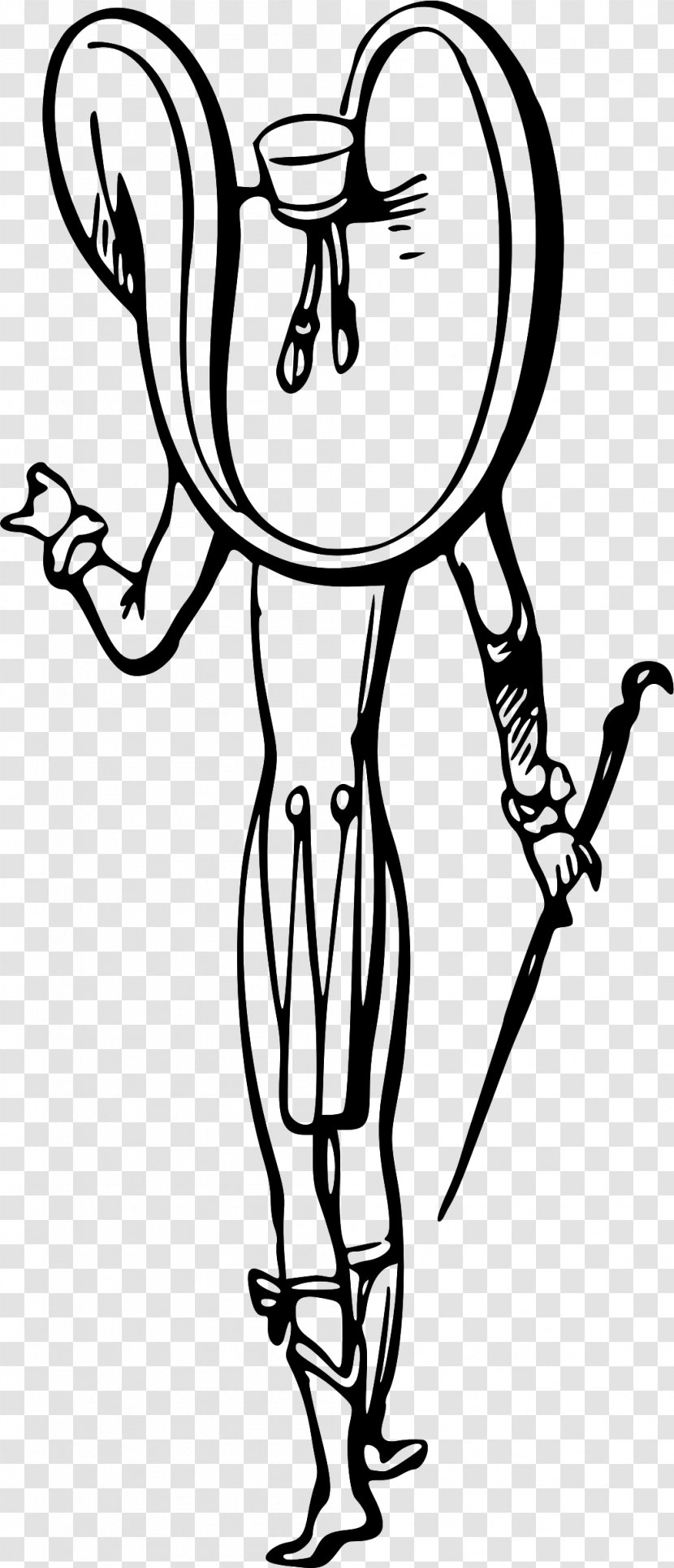 Black And White Clip Art - Cartoon - Thomas Wright Transparent PNG