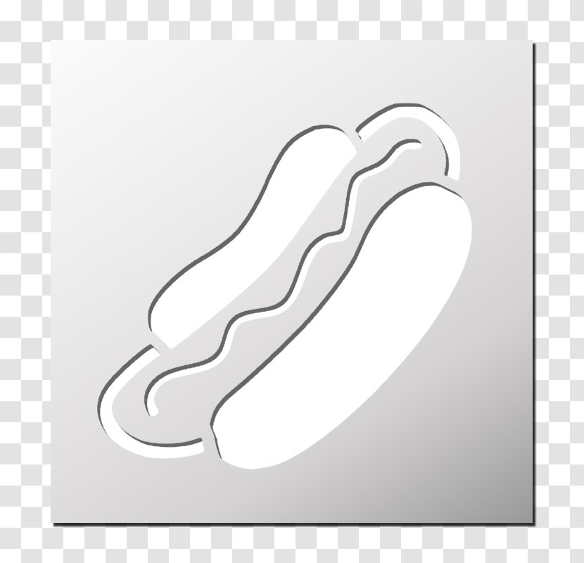 FRENCHIMMO Stencil Rectangle Hamburger - Thumb - French Hot Dog Transparent PNG