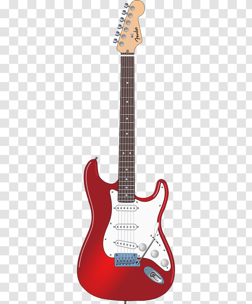 Fender Stratocaster Bullet Gibson Les Paul Guitar The STRAT - Musical Instruments - Red Electric Transparent PNG