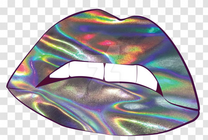 T-shirt Hoodie Holography Lip Redbubble - Notebook - Hologram Transparent PNG