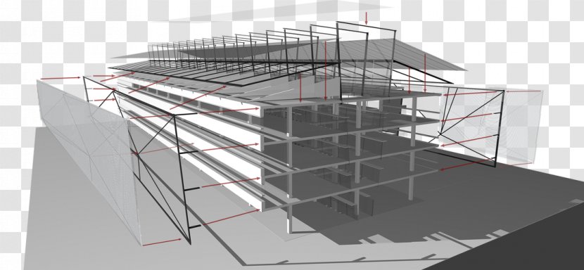 Handrail Facade Architecture Daylighting - Stairs Transparent PNG