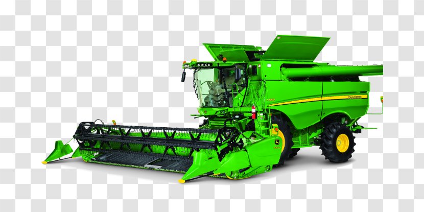 John Deere International Harvester Combine Sugarcane Forage - Tractor Transparent PNG
