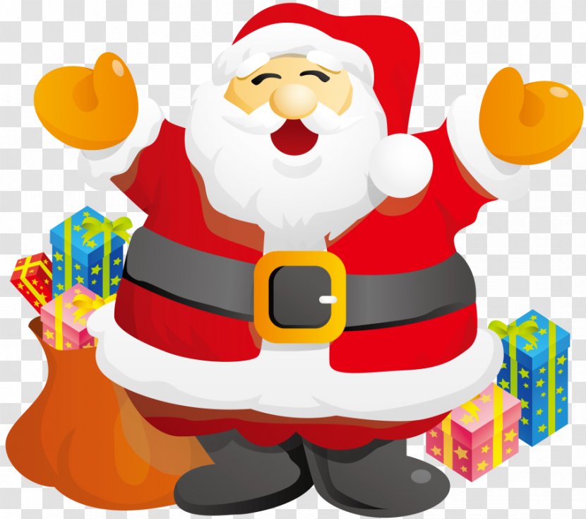 Santa Claus Mrs. Christmas Day Clip Art - Gift Transparent PNG