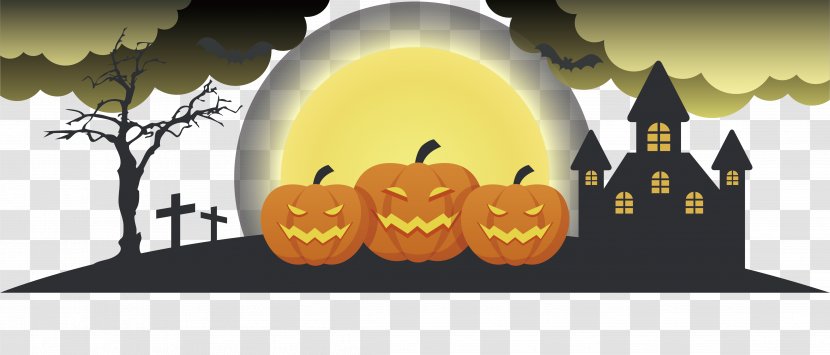 Halloween Banner Pumpkin - Jackolantern - Horror Transparent PNG