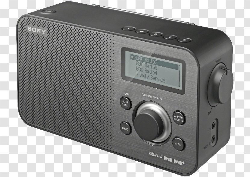 Digital Audio Broadcasting FM Radio Sony - Electronic Device Transparent PNG