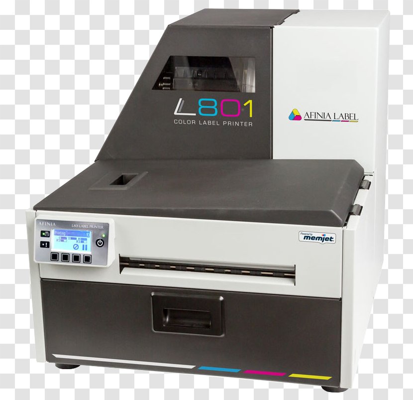 Label Printer Printing Memjet - Color Transparent PNG