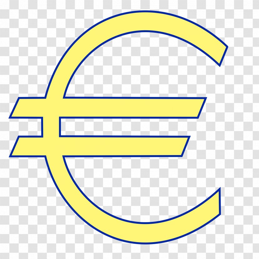 Euro Sign Currency Symbol 1 Coin Coins - European-style Clipart Transparent PNG