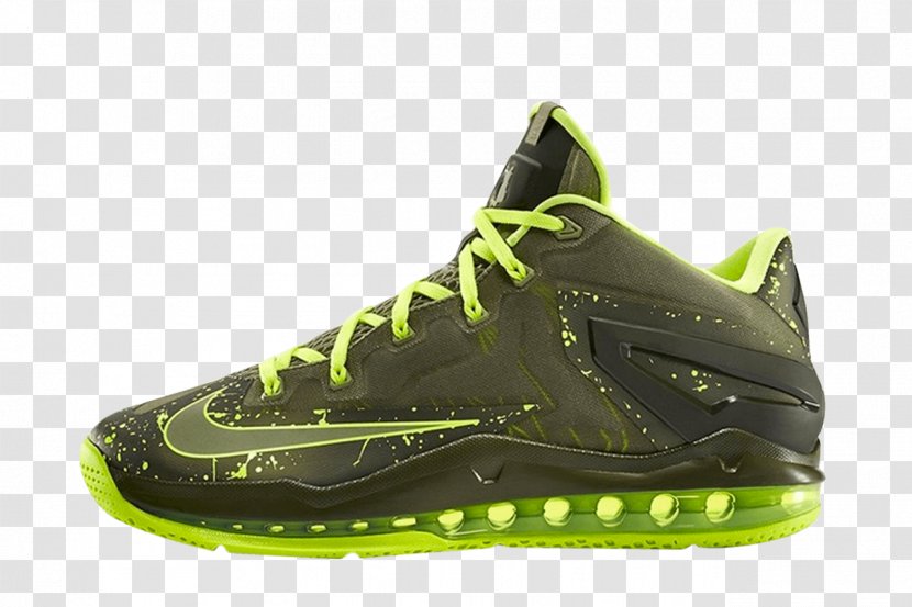 Nike Max Lebron 11 Low SE 'Multi-Color Mens Shoe Sneakers XI - Watercolor Transparent PNG