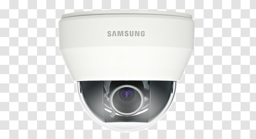 Closed-circuit Television Hanwha Techwin Beyond Series SCD-5083 1280H Dome Camera White, Analog, Resolution 720 TVL & Up, True D/N, Focal Vari Focal, Pan–tilt–zoom Wireless Security - Samsung Transparent PNG