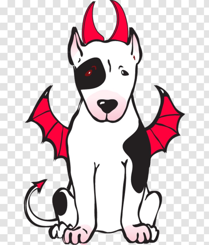 Dog Breed Devil Puppy Clip Art - Artwork - Clipart Transparent PNG