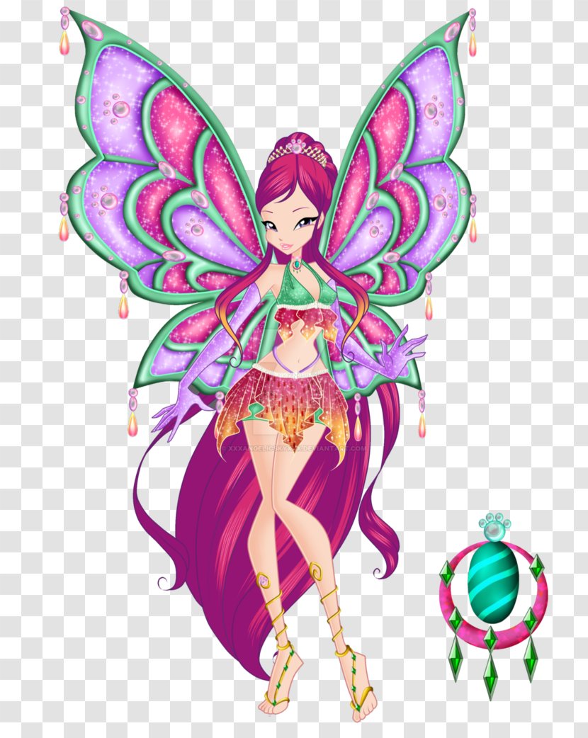 Roxy Stella Bloom Winx Club - Mythical Creature - Season 1 FairyEnchantix Transparent PNG