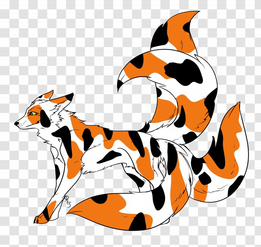 Cat Kitsune Clip Art - Tail Transparent PNG