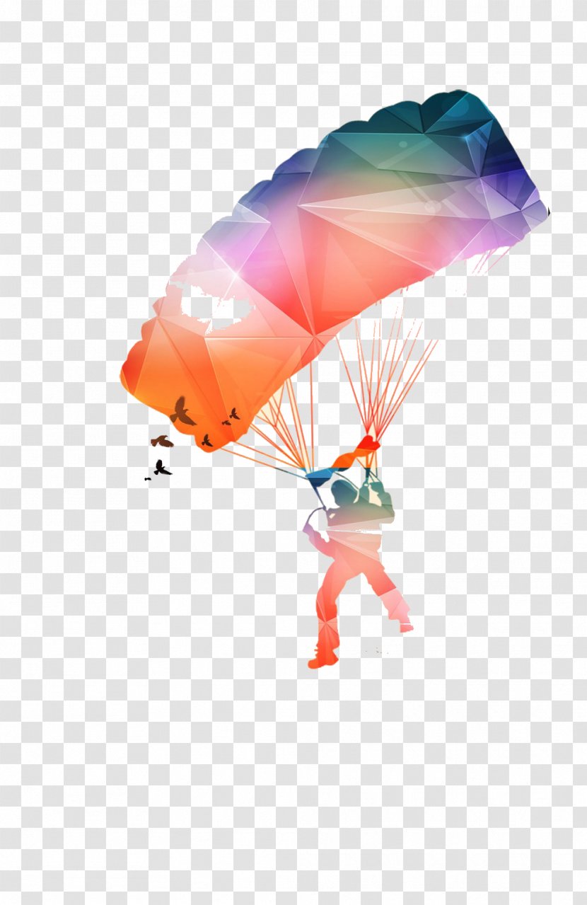 Poster Printing Publicity - Parachuting - Parachute Transparent PNG