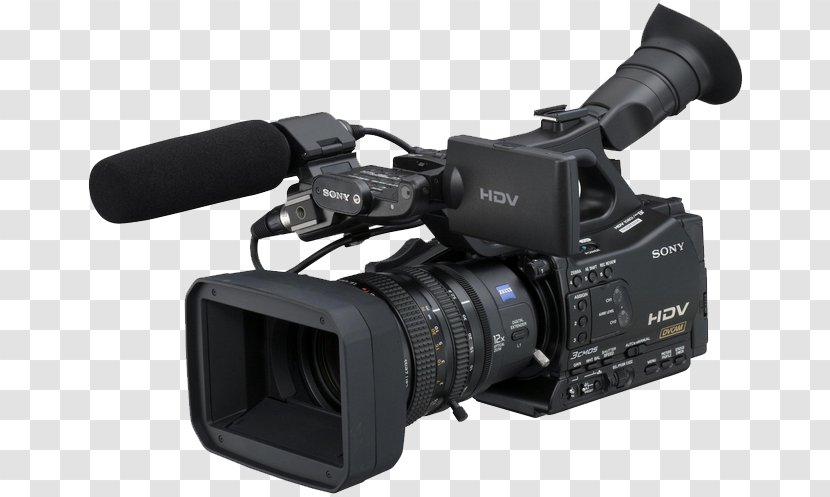 Camcorder HDV Sony Professional Video Camera - File Transparent PNG
