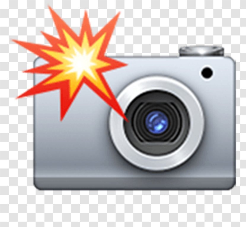 Emoji Camera Flashes Photography - Text Messaging Transparent PNG