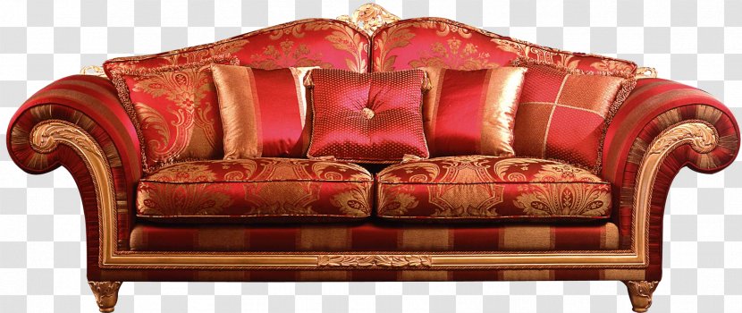 Table Furniture Couch Chair Living Room - Sofa Bed Transparent PNG
