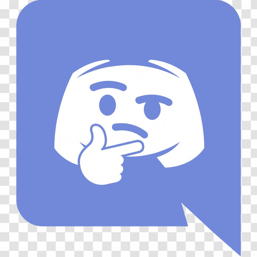Discord Logo Online Chat Web Browser - Text - Thinking Transparent PNG