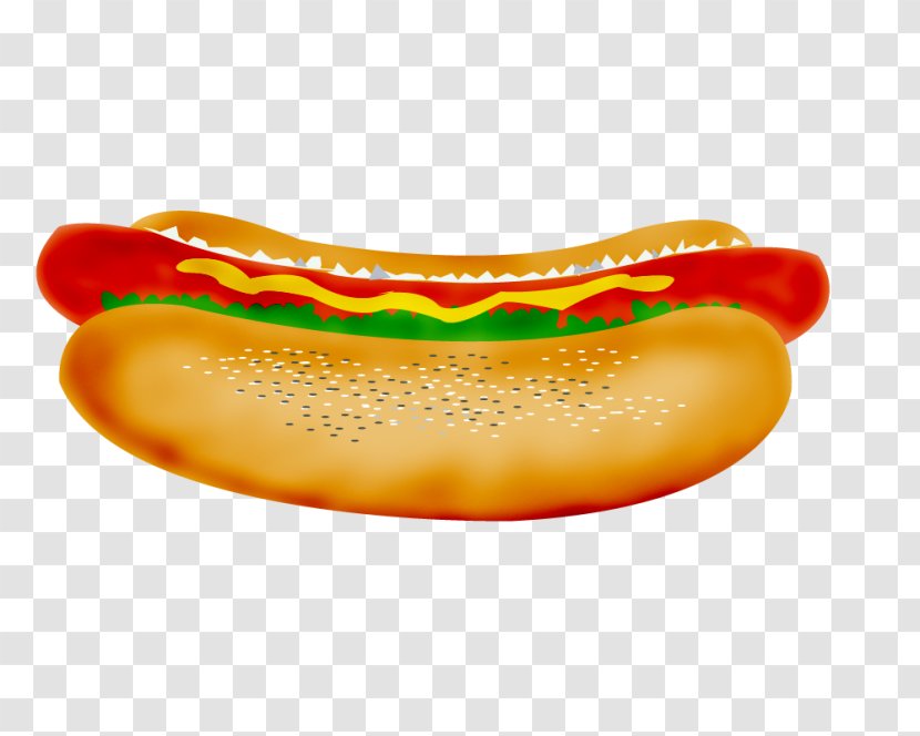 Hot Dog Hamburger Cheeseburger Fast Food Clip Art - Bun - Chicago Cliparts Transparent PNG