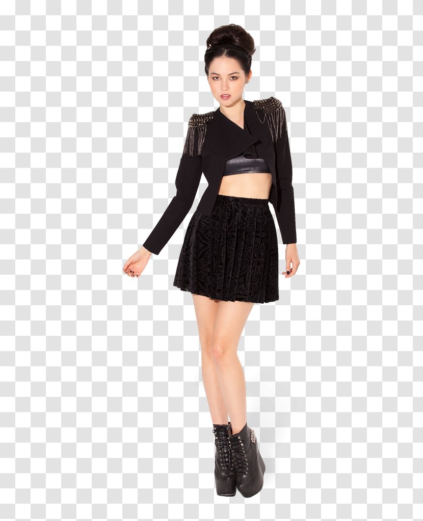 Dress Skirt Velvet Sleeve Clothing - Joint - Denim Transparent PNG