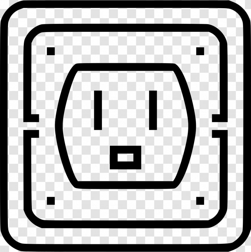 Electricity Diens Contextual Advertising Website Energy - Black And White - Wall Outlet Transparent PNG