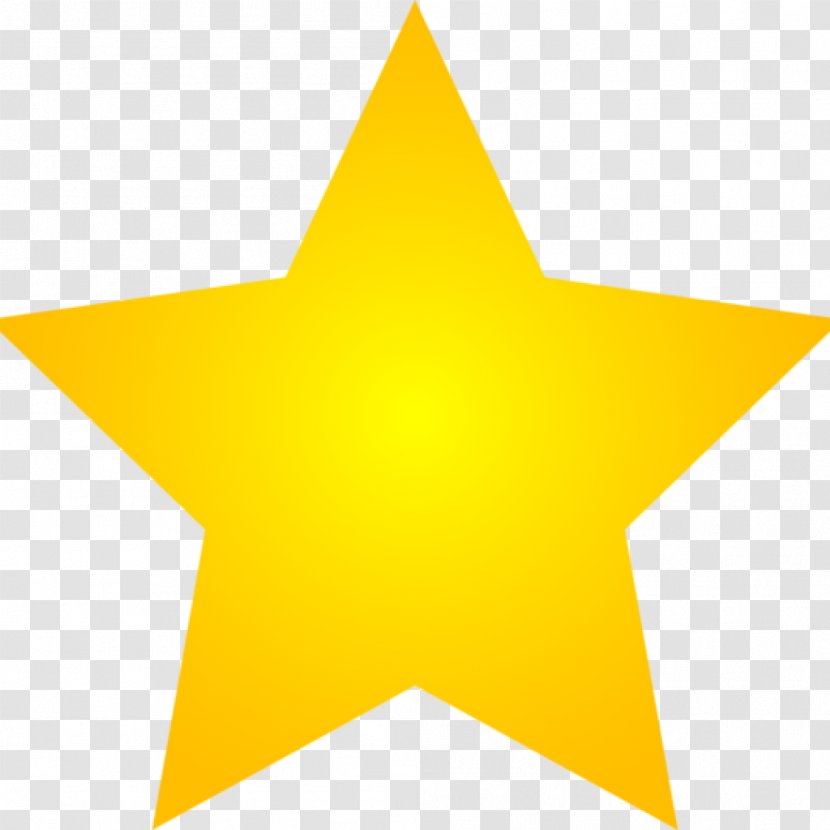 Clip Art Image Awards Night Decoration Die-Cut Foil Star Gold - Yellow Transparent PNG