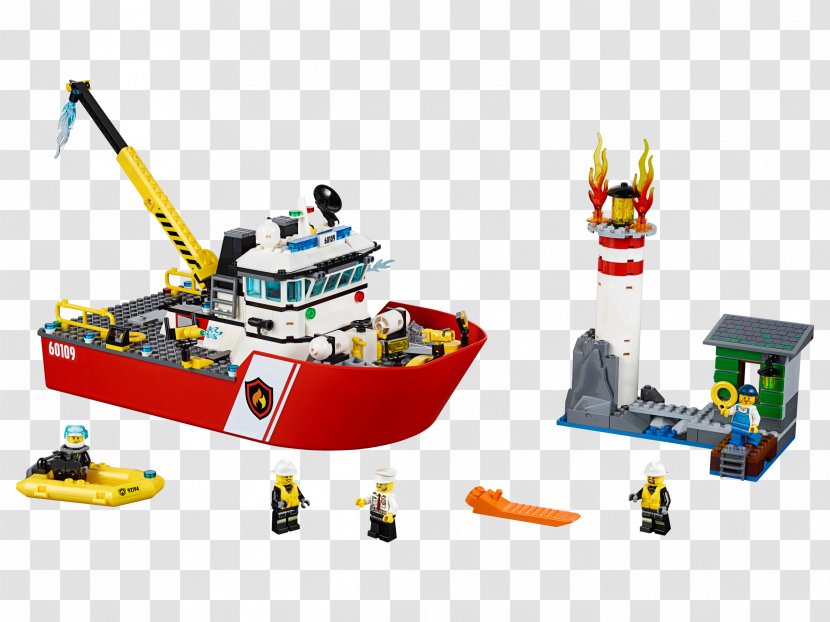 LEGO 60109 City Fire Boat 60134 Fun In The Park People Pack Toy 60110 Station - Naval Architecture Transparent PNG