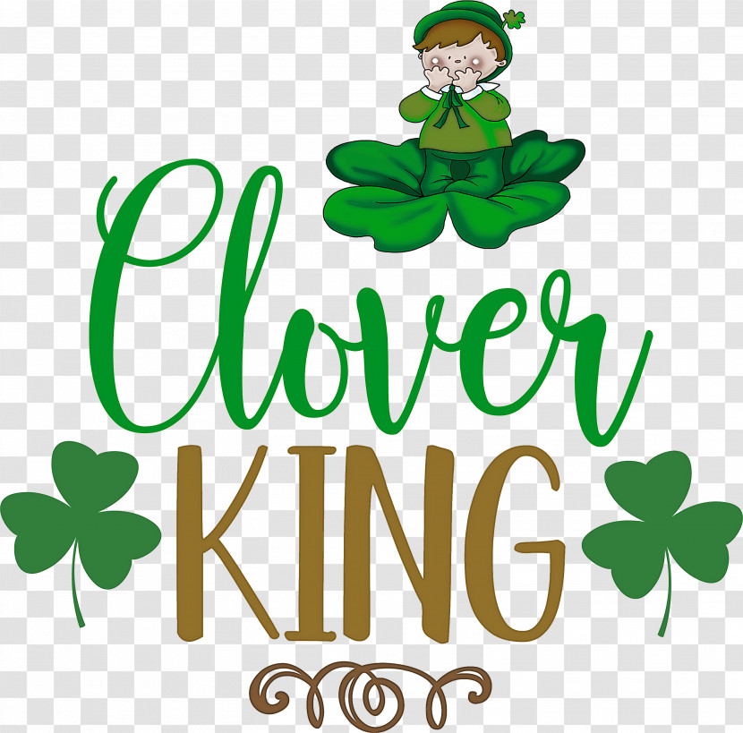 Clover King St Patricks Day Saint Patrick Transparent PNG