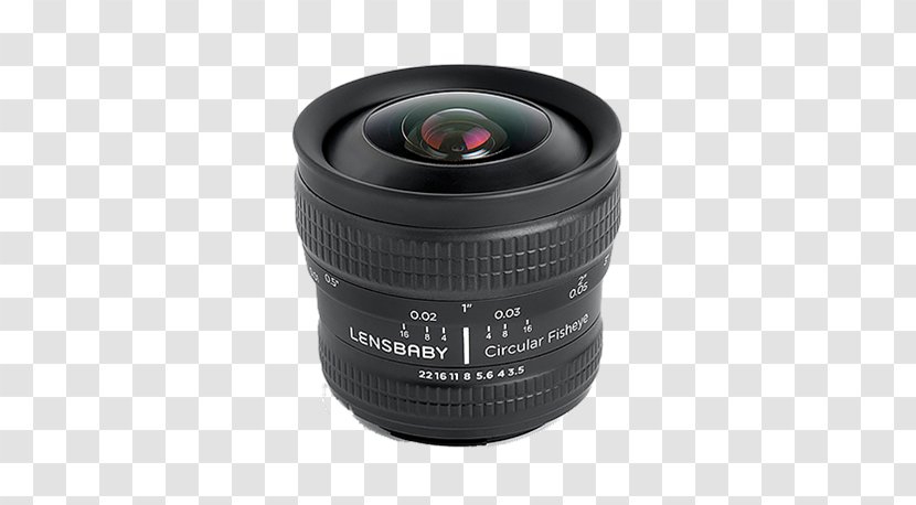 Canon EF Lens Mount Fisheye Lensbaby Circular 5.8mm F/3.5 Camera - Fnumber Transparent PNG