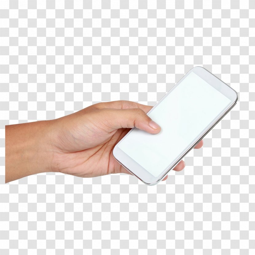 Hand Gesture Telephone - Smartphone - Holding A Cell Phone Transparent PNG